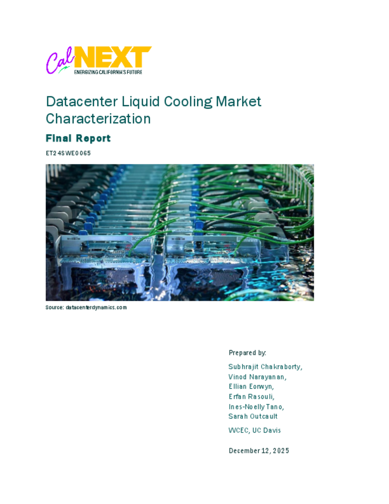 Datacenter Liquid Cooling Market Characterization